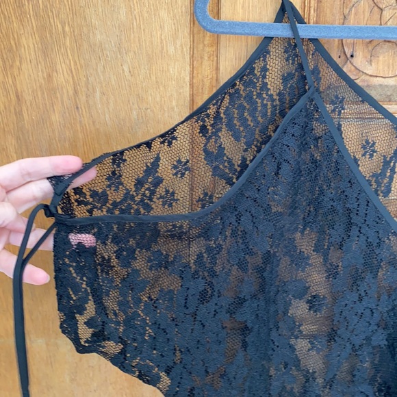 FAVLUX lace maxi sheer dress coverup tassels LARGE swim cover - Picture 6 of 13